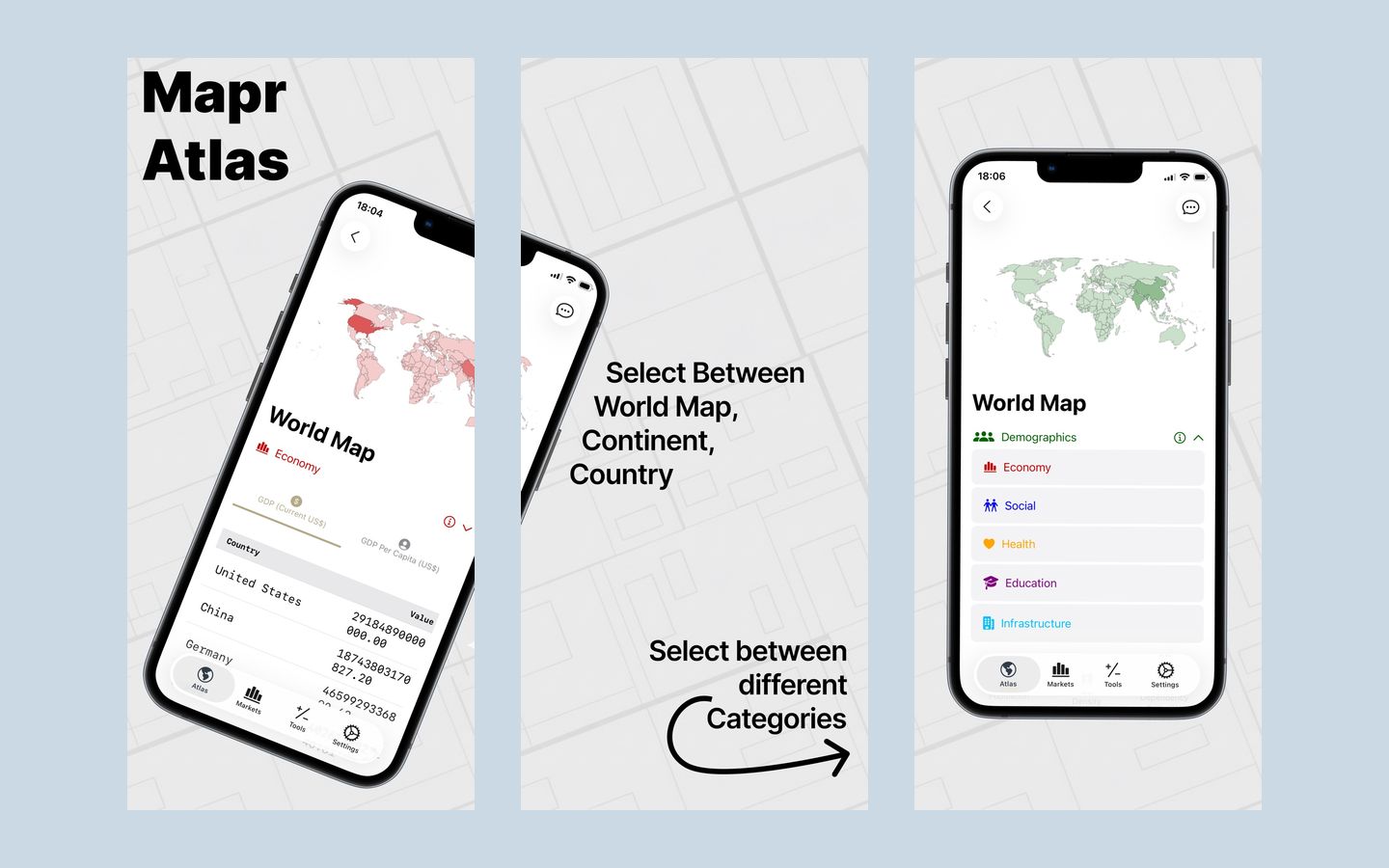 Mapr Atlas, front page